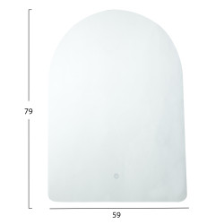 Καθρεπτησ toixoy σειρα torch hm4497 χωρισ πλαισιο-led οπισθιοσ φωτισμοσ 59x79υεκ. **