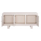 Μπουφεσ σειρα santorini hm18068 mdf σε υπολευκο χρωμα-3 πορτεσ 140x38x64υεκ. **