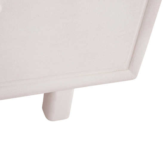 Μπουφεσ σειρα santorini hm18068 mdf σε υπολευκο χρωμα-3 πορτεσ 140x38x64υεκ. **