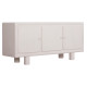 Μπουφεσ σειρα santorini hm18068 mdf σε υπολευκο χρωμα-3 πορτεσ 140x38x64υεκ. **