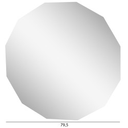 Καθρεπτησ τοιχου πολυγωνικοσ cane hm4494 χωρισ πλαισιο φ79,5εκ. ** Καθρεπτησ τοιχου πολυγωνικοσ cane hm4494 χωρισ πλαισιο φ79,5εκ. **