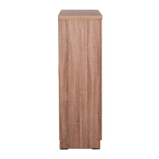 Ντουλαπα 3φυλλη με ραφια fuento hm2482.01 sonama oak μελαμινη 120-116x40x123,5υεκ. **