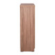 Ντουλαπα 3φυλλη με ραφια fuento hm2482.01 sonama oak μελαμινη 120-116x40x123,5υεκ. **