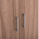 Ντουλαπα 3φυλλη με ραφια fuento hm2482.01 sonama oak μελαμινη 120-116x40x123,5υεκ. **