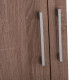 Ντουλαπα με καθρεφτη & συρταρια jarry hm2485.11 sonama oak μελαμινη 119x48x183υεκ **