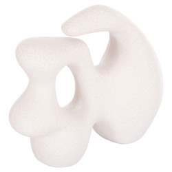 Επιτραπεζιο κεραμικο διακοσμητικο σειρα isil hm4596 κρυσταλλ.υπολευκο 33x14x29υ εκ **