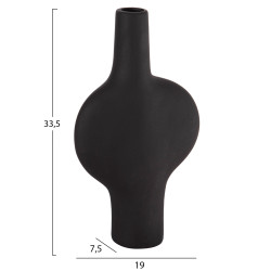 Επιτραπεζιο κεραμικο διακοσμητικο σειρα arken hm4620.02 μαυρο ματ 19x7,5x33,5υεκ ** Επιτραπεζιο κεραμικο διακοσμητικο σειρα arken hm4620.02 μαυρο ματ 19x7,5x33,5υεκ **