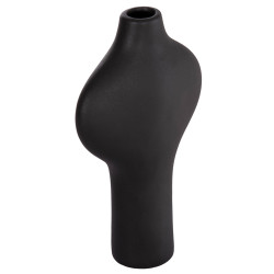 Επιτραπεζιο κεραμικο διακοσμητικο σειρα arken hm4621.02 μαυρο ματ 18,5x8,5x32υεκ **