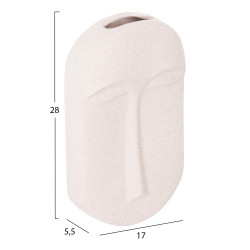 Επιτραπεζιο κεραμικο διακοσμητικο humans hm4586 εκρου κρυσταλλικο 17x5.5x28υεκ ** Επιτραπεζιο κεραμικο διακοσμητικο humans hm4586 εκρου κρυσταλλικο 17x5.5x28υεκ **