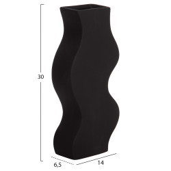 Επιτραπεζιο κεραμικο διακοσμητικο σειρα sebor hm4589.02 μαυρο ματ 14x6.5x30υεκ ** Επιτραπεζιο κεραμικο διακοσμητικο σειρα sebor hm4589.02 μαυρο ματ 14x6.5x30υεκ **