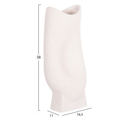 Επιτραπεζιο κεραμικο διακοσμητικο σειρα glaζε hm4609.01 κρυσταλλ.υπολευκο 16.5x11x38υεκ ** Επιτραπεζιο κεραμικο διακοσμητικο σειρα glaζε hm4609.01 κρυσταλλ.υπολευκο 16.5x11x38υεκ **