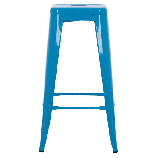 Σκαμπο μπαρ μεταλλικο melita-pro hm8642.48 σε μπλε 43x43x78υεκ. **