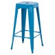 Σκαμπο μπαρ μεταλλικο melita-pro hm8642.48 σε μπλε 43x43x78υεκ. **