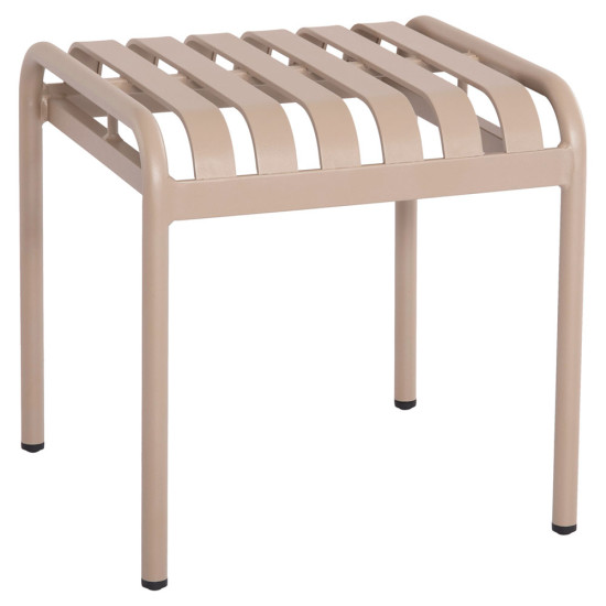 Σκαμπο αλουμινιου rachel hm6340.04 σαμπανι 45x44x46υεκ. **
