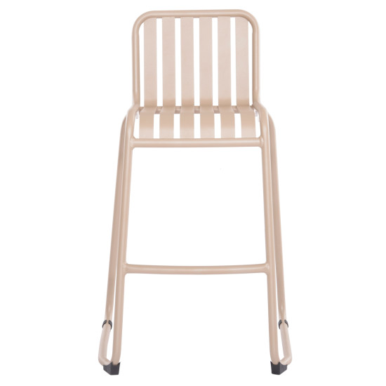 Σκαμπο μπαρ αλουμινιου rachel hm6341.04 σαμπανι 59,5x55x101υεκ. **