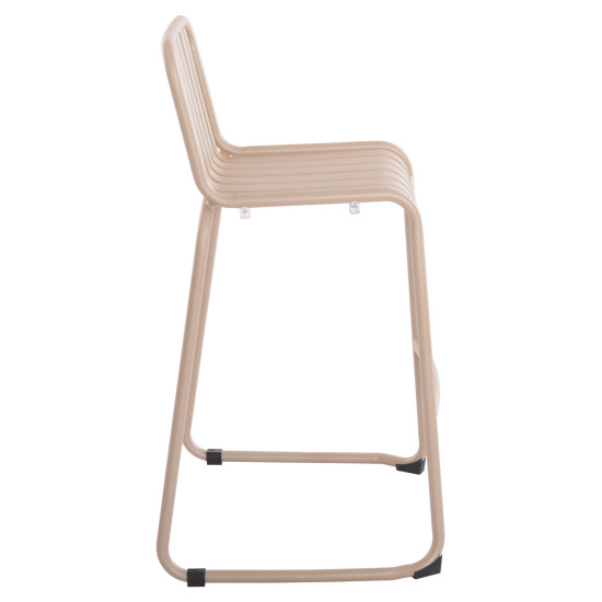 Σκαμπο μπαρ αλουμινιου rachel hm6341.04 σαμπανι 59,5x55x101υεκ. **