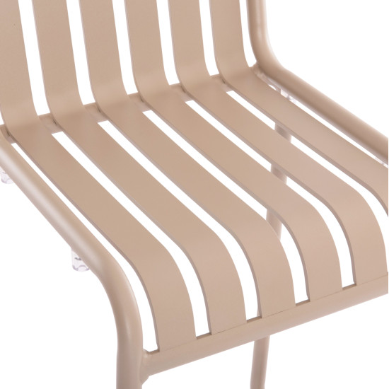 Σκαμπο μπαρ αλουμινιου rachel hm6341.04 σαμπανι 59,5x55x101υεκ. **