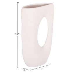 Επιτραπεζιο κεραμικο διακοσμητικο sebor hm4626.01 υπολευκο κρυσταλλικο 21x8x35.5υεκ ** Επιτραπεζιο κεραμικο διακοσμητικο sebor hm4626.01 υπολευκο κρυσταλλικο 21x8x35.5υεκ **