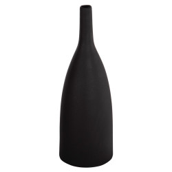 Επιτραπεζιο κεραμικο διακοσμητικο galad hm4634.02 μαυρο ματ φ14x39υεκ **