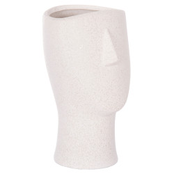 Επιτραπεζιο κεραμικο διακοσμητικο humans hm4632 υπολευκο κρυσταλλικο φ13x22υεκ **