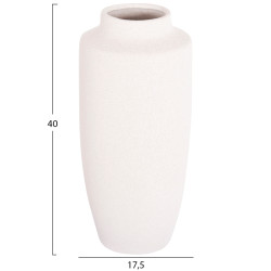 Επιτραπεζιο κεραμικο διακοσμητικο βαζο galad hm4587.01 εκρου κρυσταλλικο φ17,5x40υεκ ** Επιτραπεζιο κεραμικο διακοσμητικο βαζο galad hm4587.01 εκρου κρυσταλλικο φ17,5x40υεκ **