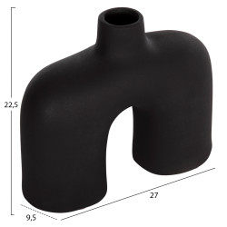 Επιτραπεζιο κεραμικο διακοσμητικο isil hm4600.02 μαυρο ματ 27x9,5x22,5y εκ. ** Επιτραπεζιο κεραμικο διακοσμητικο isil hm4600.02 μαυρο ματ 27x9,5x22,5y εκ. **