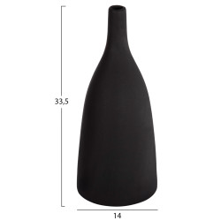 Επιτραπεζιο κεραμικο διακοσμητικο galad hm4635.02 μαυρο ματ φ14x33,5υεκ **