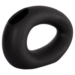 Επιτραπεζιο κεραμικο διακοσμητικο ellipto hm4645.02 μαυρο ματ 23x8x16υ εκ **