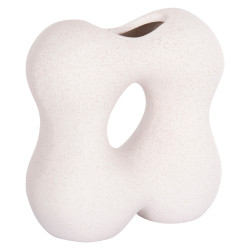 Επιτραπεζιο κεραμικο διακοσμητικο sebor hm4594.01 υπολευκο κρυσταλλικο 18x9x18υεκ **