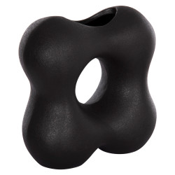 Επιτραπεζιο κεραμικο διακοσμητικο sebor hm4594.02 μαυρο ματ 18x9x18υεκ **