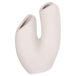 Επιτραπεζιο κεραμικο διακοσμητικο arken hm4619.01 κρυσταλλικο υπολευκο 20,5x8x26υεκ **