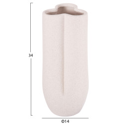 Επιτραπεζιο κεραμικο διακοσμητικο glaζε hm4611.01 κρυσταλλικο υπολευκο φ14x34υεκ ** Επιτραπεζιο κεραμικο διακοσμητικο glaζε hm4611.01 κρυσταλλικο υπολευκο φ14x34υεκ **