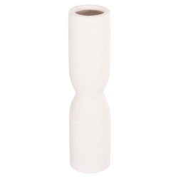 Επιτραπεζιο κεραμικο διακοσμητικο scepter hm4615.01 κρυσταλλικο υπολευκο φ7,5x30,5υεκ **