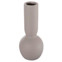 Επιτραπεζιο κεραμικο διακοσμητικο galad hm4616.02 γκρι ματ φ11x26υεκ **