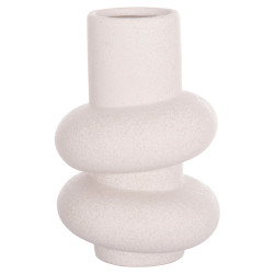 Επιτραπεζιο κεραμικο διακοσμητικο rook hm4627.01 υπολευκο κρυσταλλικο φ16x25,5υεκ **