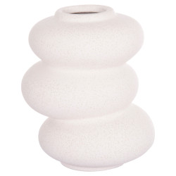 Επιτραπεζιο κεραμικο διακοσμητικο rook hm4628.01 υπολευκο κρυσταλλικο φ14x19υεκ **