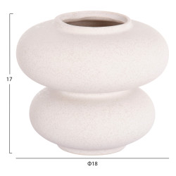 Επιτραπεζιο κεραμικο διακοσμητικο rook hm4629.01 υπολευκο κρυσταλλικο φ18x17υεκ **