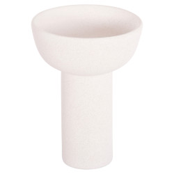 Επιτραπεζιο κεραμικο διακοσμητικο elendil hm4602.01 υπολευκο κρυσταλλικο φ23x32υ εκ. **