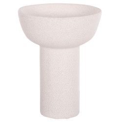 Επιτραπεζιο κεραμικο διακοσμητικο elendil hm4603.01 υπολευκο κρυσταλλικο φ20x26,5υεκ **