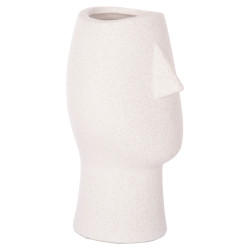 Επιτραπεζιο κεραμικο διακοσμητικο humans hm4631 υπολευκο κρυσταλλικο φ14x25υεκ **