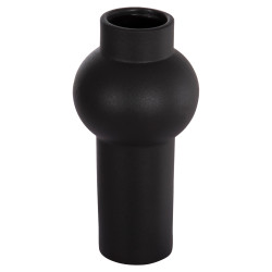 Επιτραπεζιο κεραμικο διακοσμητικο scepter hm4605.02 μαυρο ματ φ15x30υ εκ. **