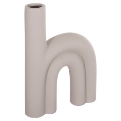 Επιτραπεζιο κεραμικο διακοσμητικο arcon hm4638.03 γκρι ματ 25,5x6x34υεκ **