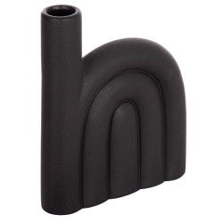 Επιτραπεζιο κεραμικο διακοσμητικο arcon hm4639.02 μαυρο ματ 23x5,5x29υ εκ. **