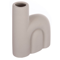 Επιτραπεζιο κεραμικο διακοσμητικο arcon hm4640.03 γκρι ματ 19x7x24υ εκ. **