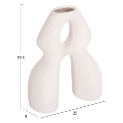 Επιτραπεζιο κεραμικο διακοσμητικο isil hm4598.01 υπολευκο κρυσταλλικο 25x9x29,5υεκ ** Επιτραπεζιο κεραμικο διακοσμητικο isil hm4598.01 υπολευκο κρυσταλλικο 25x9x29,5υεκ **