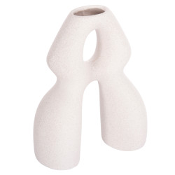 Επιτραπεζιο κεραμικο διακοσμητικο isil hm4598.01 υπολευκο κρυσταλλικο 25x9x29,5υεκ **