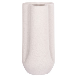 Επιτραπεζιο κεραμικο διακοσμητικο glaζε hm4612.01 κρυσταλλικο υπολευκο φ14x29υεκ **