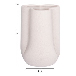 Επιτραπεζιο κεραμικο διακοσμητικο glaζε hm4613.01 κρυσταλλικο υπολευκο φ16x22υεκ ** Επιτραπεζιο κεραμικο διακοσμητικο glaζε hm4613.01 κρυσταλλικο υπολευκο φ16x22υεκ **