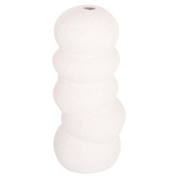 Επιτραπεζιο κεραμικο διακοσμητικο rook hm4630.01 υπολευκο κρυσταλλικο φ13x31υεκ **