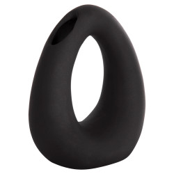 Επιτραπεζιο κεραμικο διακοσμητικο ellipto hm4644.02 μαυρο ματ 16,5x9x20υεκ **